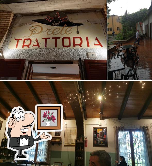 Gli interni di Trattoria Bar Del Prete