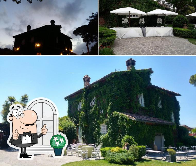 La esterno e interni del ristorante