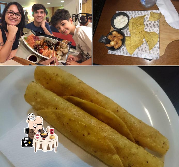 Platos en Mizu Japonês e Mexicano