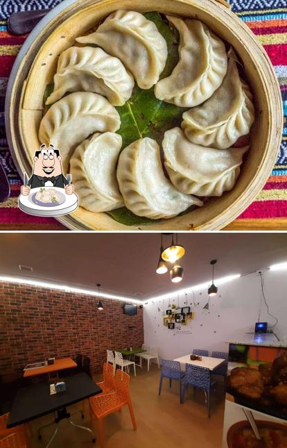 Dumplings at Nani Ghar Food Corner