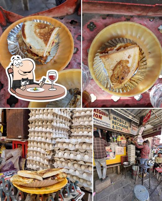 Food at Omelette Shop