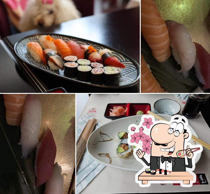 Prenditi le diverse opzioni di sushi