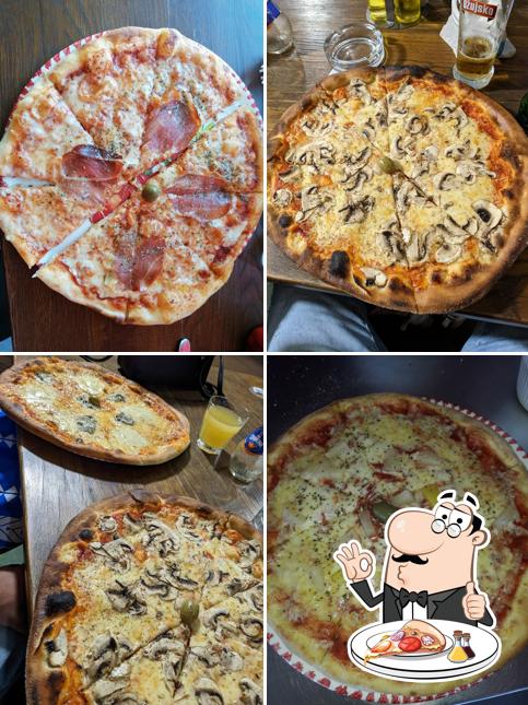 A Bistro Fontana, puoi ordinare una bella pizza