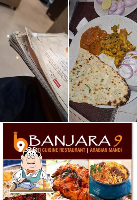 Grilled salmon at Banjara9 Multi Cuisine Restaurant