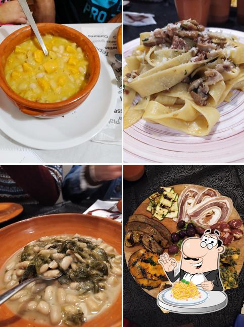 Spaghetti alla carbonara al Antica Osteria Duca d'Aosta