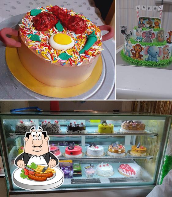 Food at Cake walk Miraj