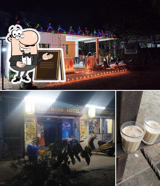 Among different things one can find exterior and beverage at Sai Nidhi Tea and South Indian Food