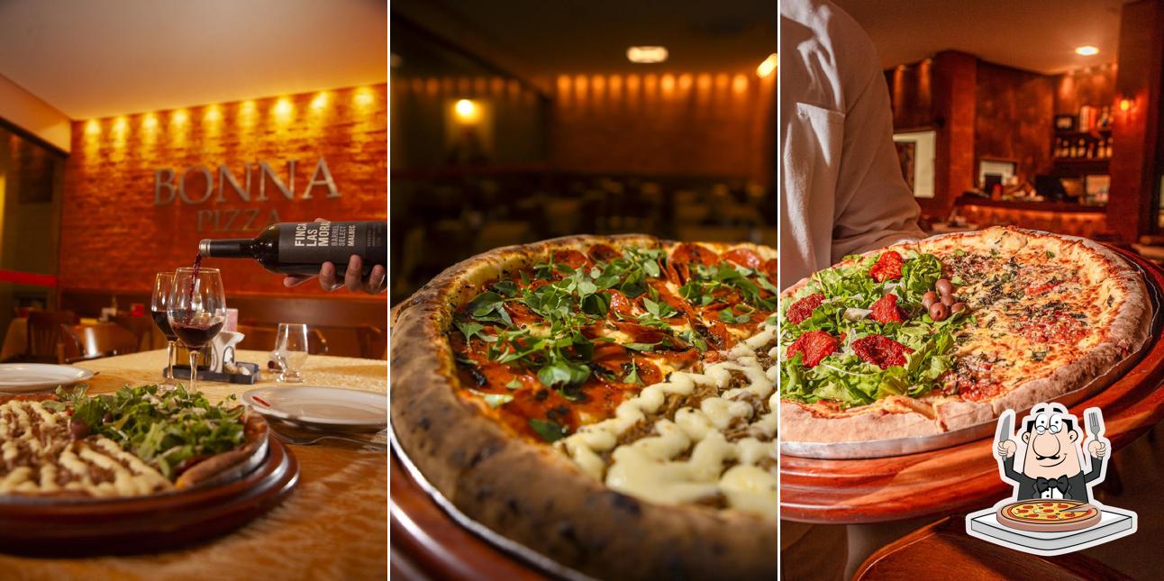 No Bonna Pizza, você pode desfrutar de pizza