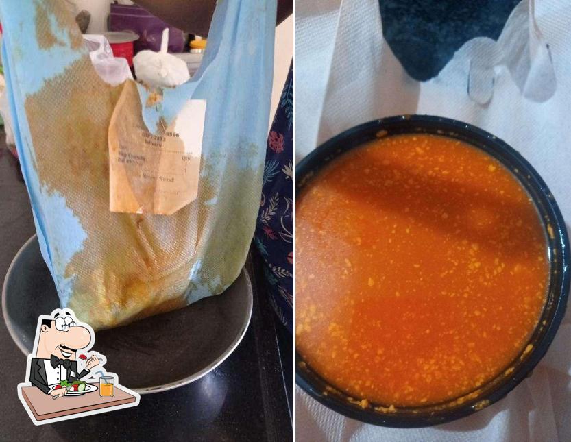 Creme brulee at TAKSH Veg