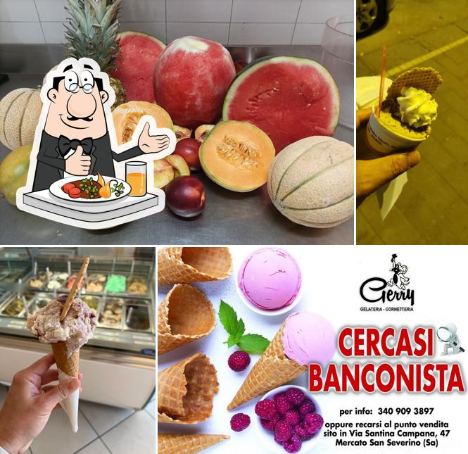 Cibo al Gelateria Cornetteria Gerry Salerno