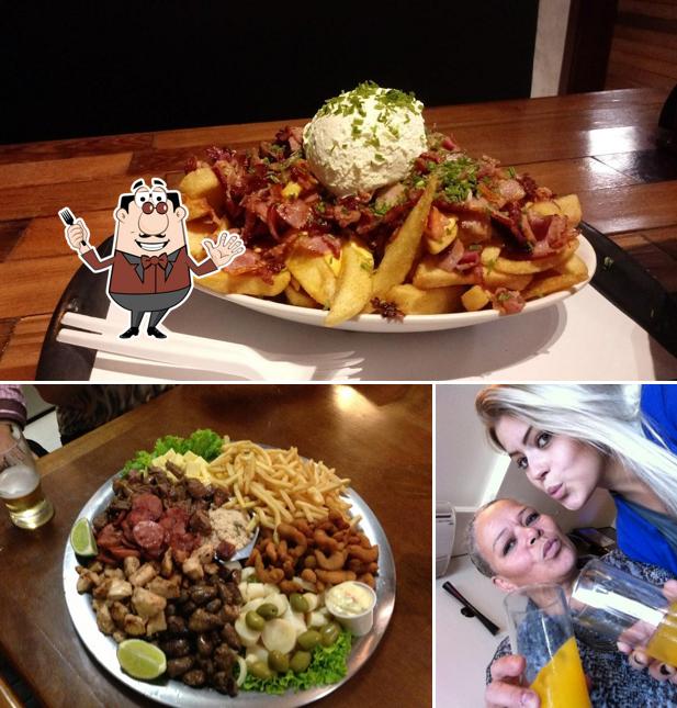 A foto da comida e bebida a Pizzaria e Restaurante Vovó Zena
