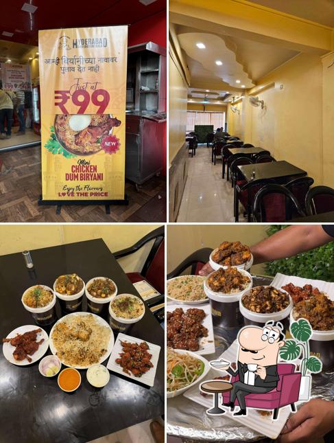 The interior of Hyderabad Dum Biryani Wala