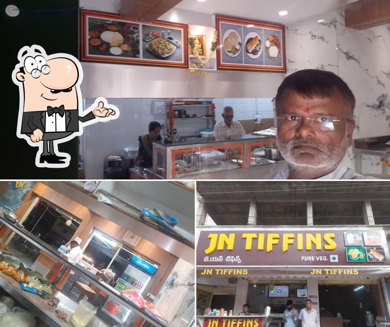 Among various things one can find interior and food at JN TIFFINS