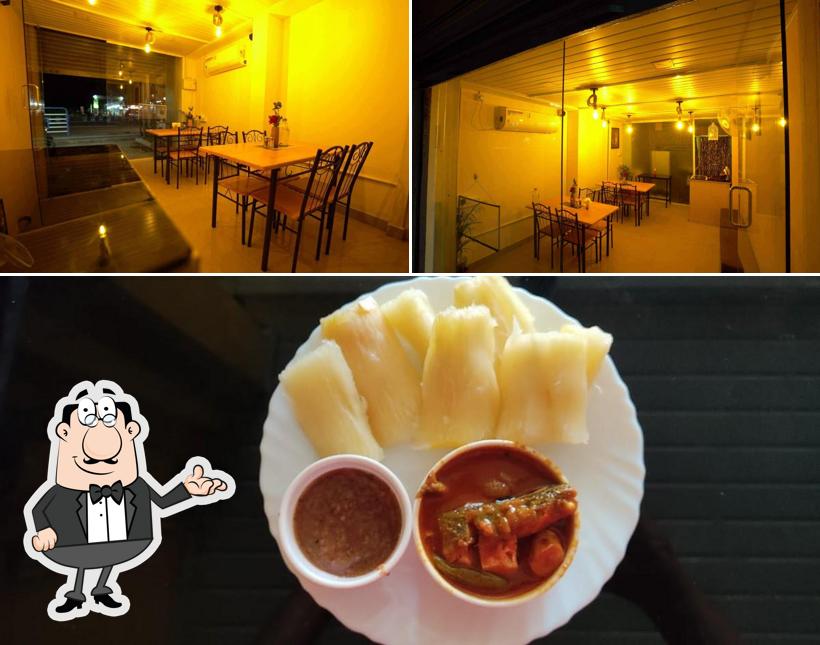 SANGAM FOOD HUB is distinguished by interior and food