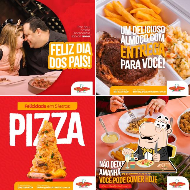 Comida em Bella Trento Restaurante e Pizzaria