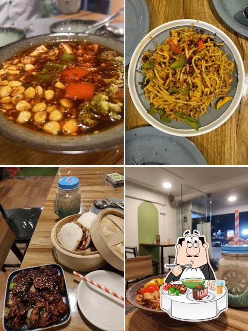 Hot and sour soup at Sovi's Artisanal Cafe