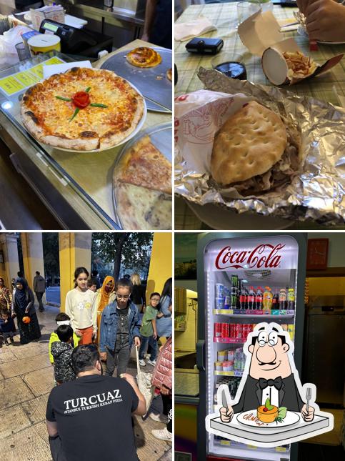 Panino con maiale stirato al Turcuaz istanbul turkish kebap pizza