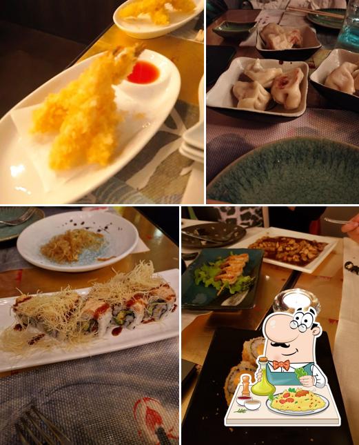 Platti al Ristorante Giapponese Ginza