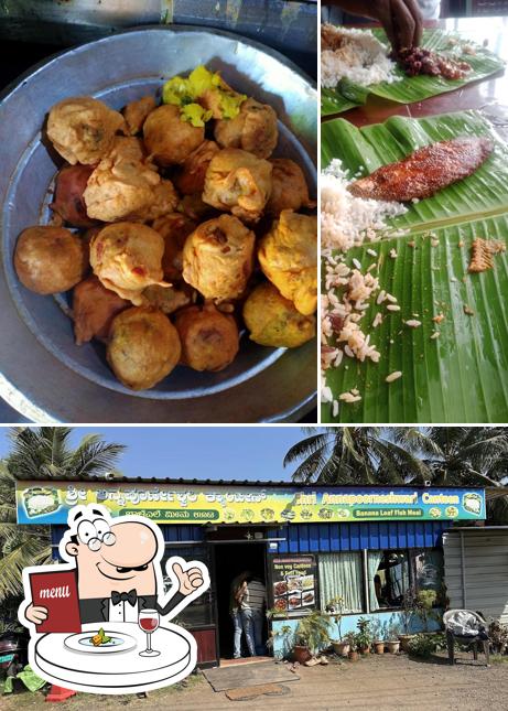 Check out the photo displaying food and interior at Shri Annapurneshwari canteen