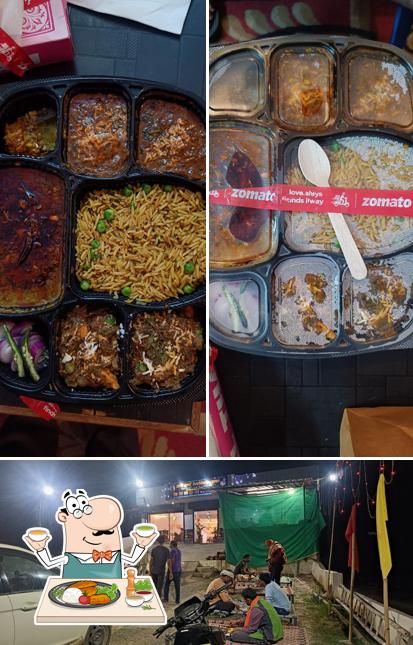 The restaurant's food and exterior