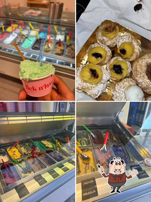 Cibo al Gelateria Lick'n'Love