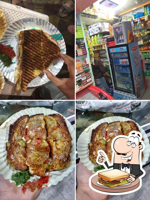 Grilled cheese sandwich at Gupta Bhelpuri