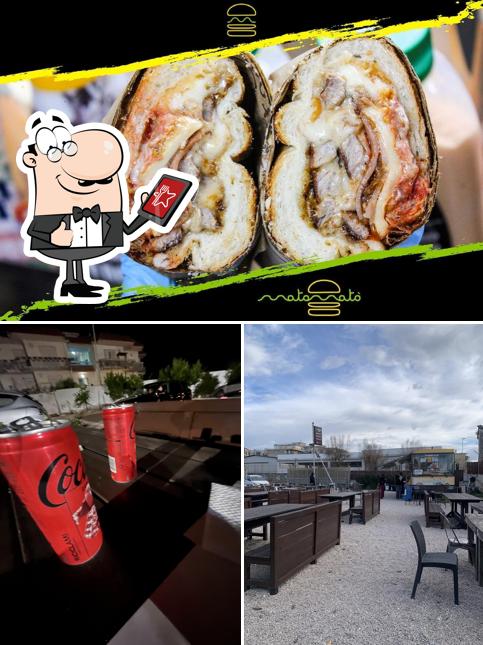 La immagine di esterno e cibo da Paninoteca Mato Mato'