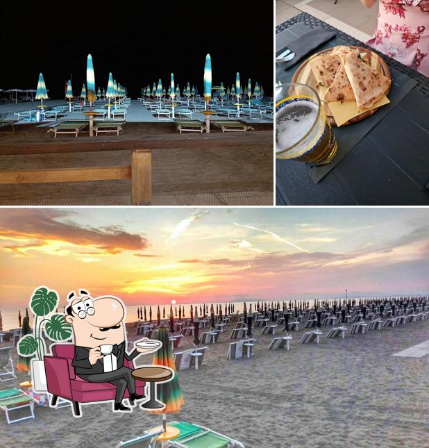 Gli interni di Las Vegas ristorante pizzeria Tarquinia
