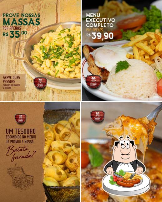 Comida em Restaurante Tortuga