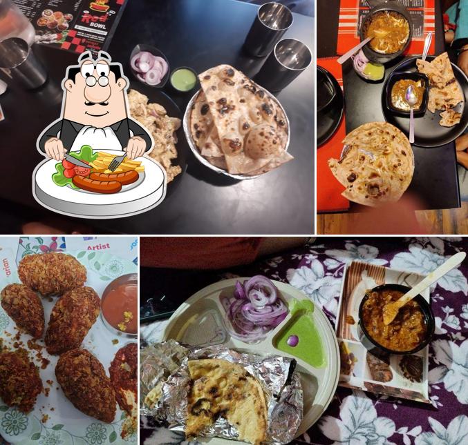 Food at The Red Bowl