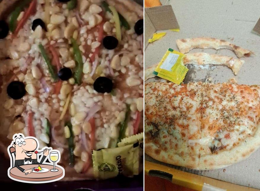 Food at Crusto's - Cheese Burst Pizza By Olio