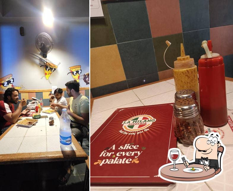 Meals at La Milano Pizzeria