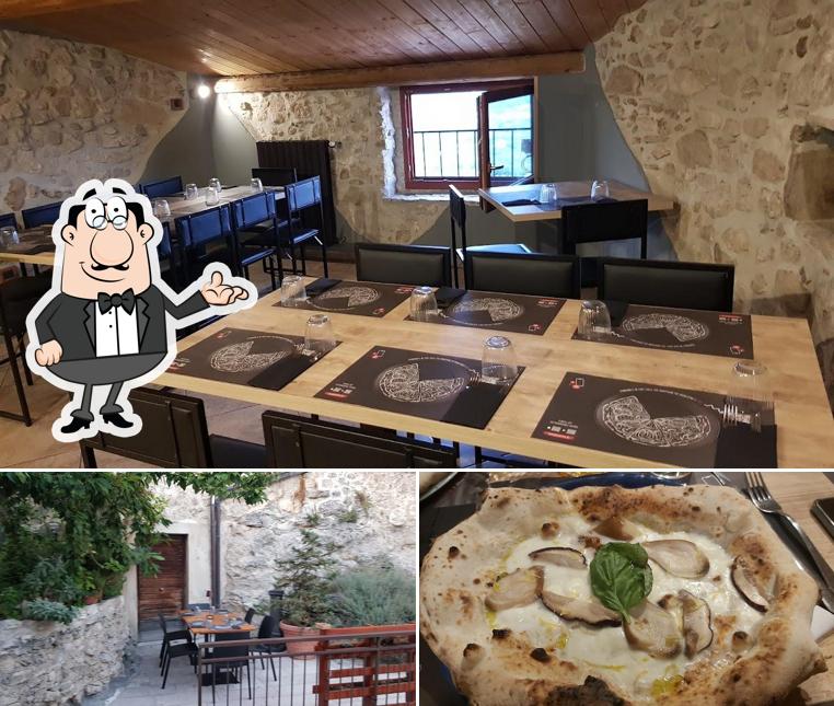 Questa è la immagine che raffigura la interni e cibo di Bas & Co