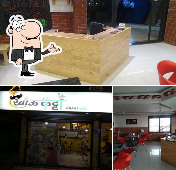 Take a seat at one of the tables at Khau Katta