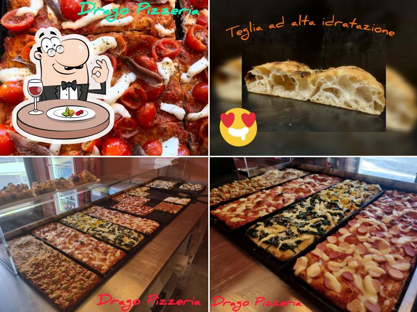 Platti al Pizzeria Drago