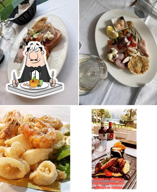 Cibo al Ristorante Primavera al Lago