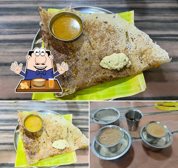 Clam chowder at Saraswathi Cafe