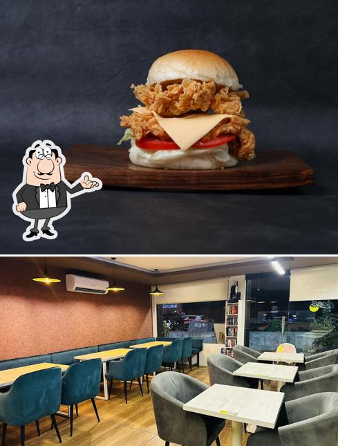 The interior of Stack'd Burg