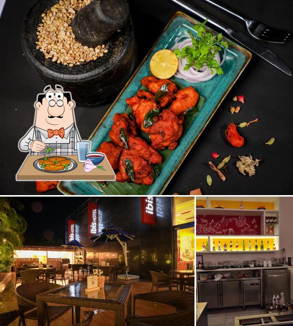 Chicken wings at The Hub Alfresco