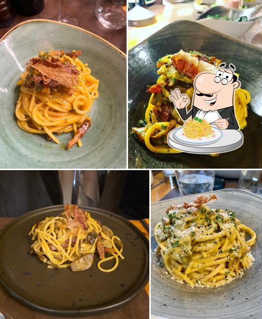 Spaghetti alla carbonara al Le Volte