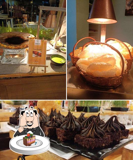 Chocolate cake at Whistling Pines