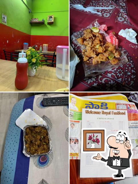 Take a seat at one of the tables at Royal Bakery & Fast Food Centre