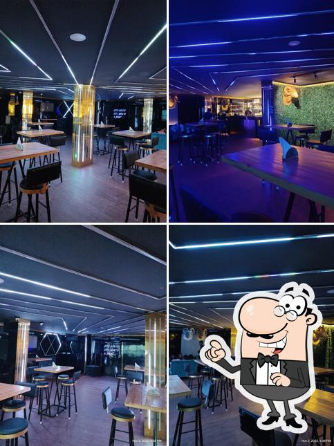 The interior of Secret 7 Restaurant