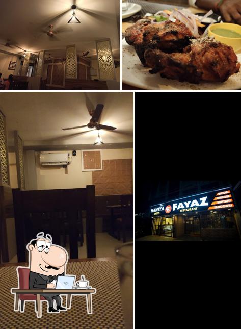 The interior of Fayaz Restaurant