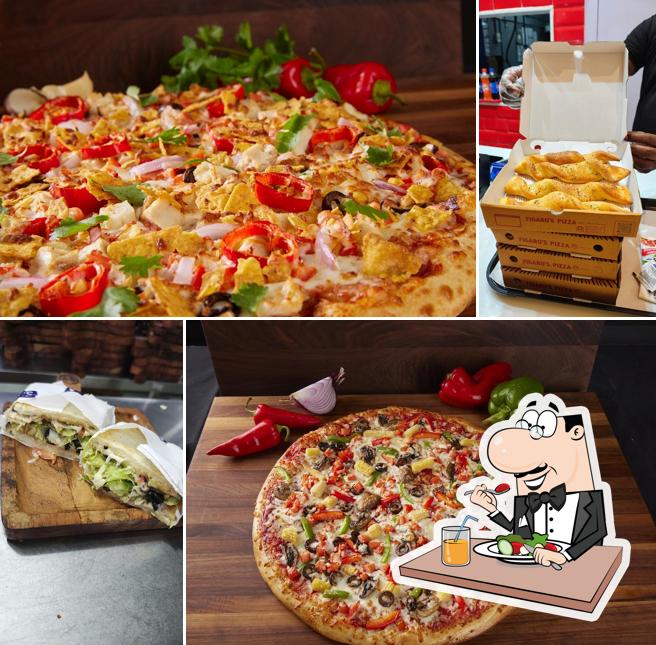 Food at Figaro's Pizza
