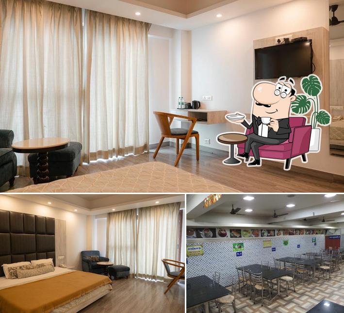 The interior of Hotel Jeeva