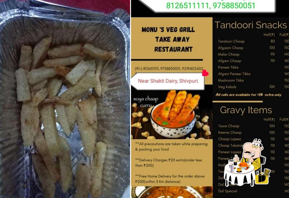 Food at MONU VEG GRILL
