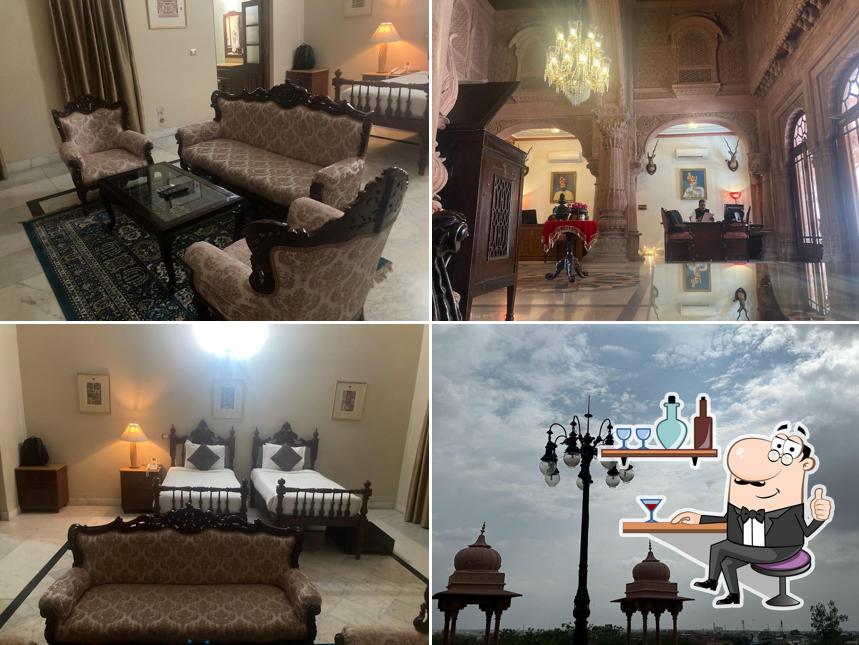 The interior of Swarna Mahal Restaurant