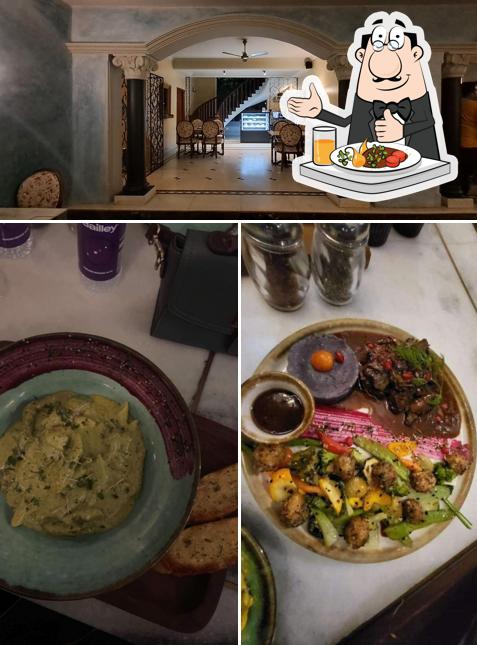 The restaurant's food and interior