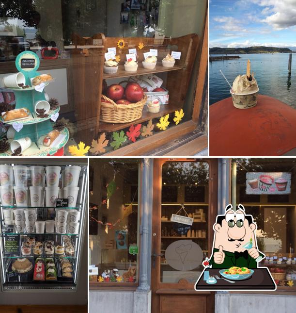 Platti al Gelateria Emilia Murten